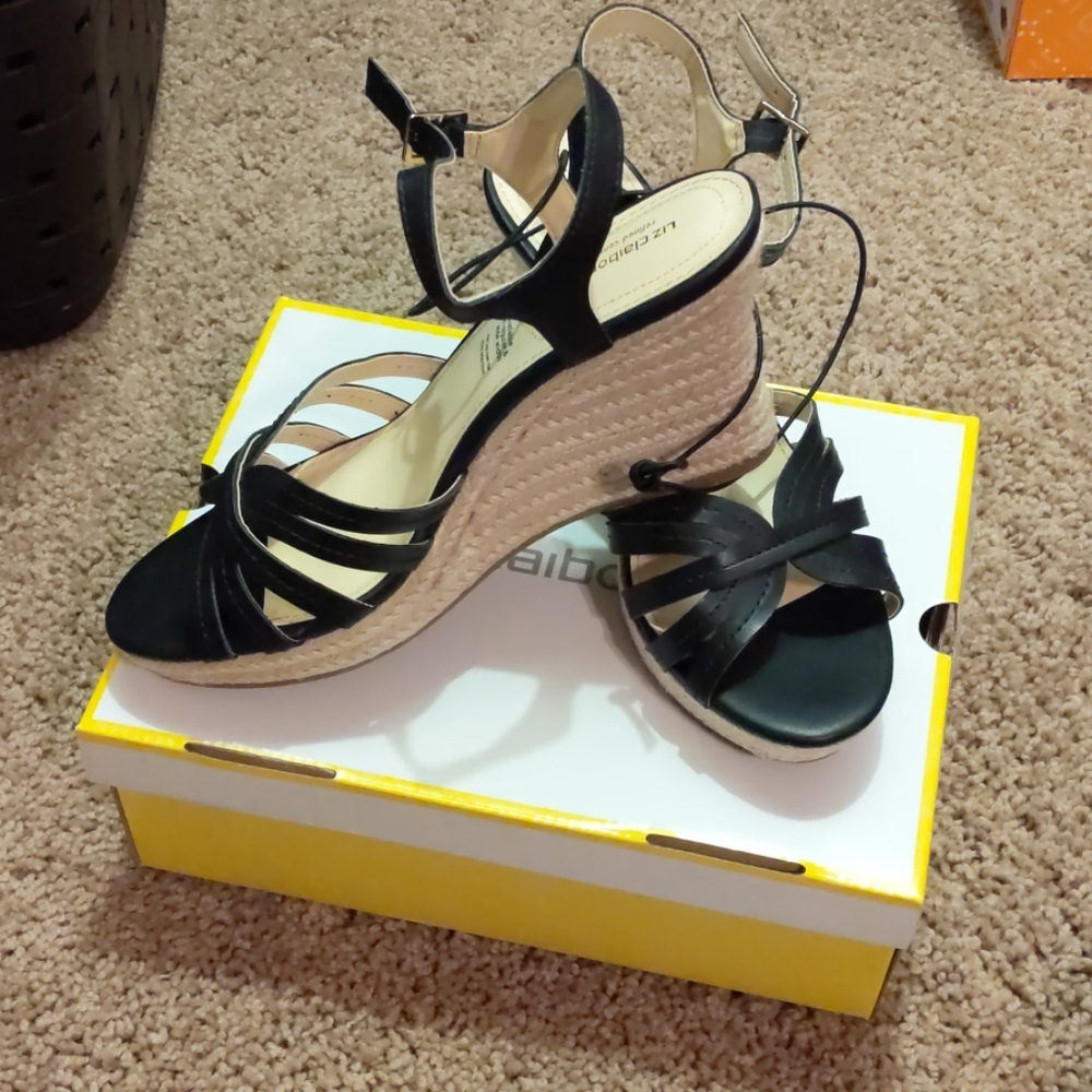 Liz Claiborne wedge sandals
